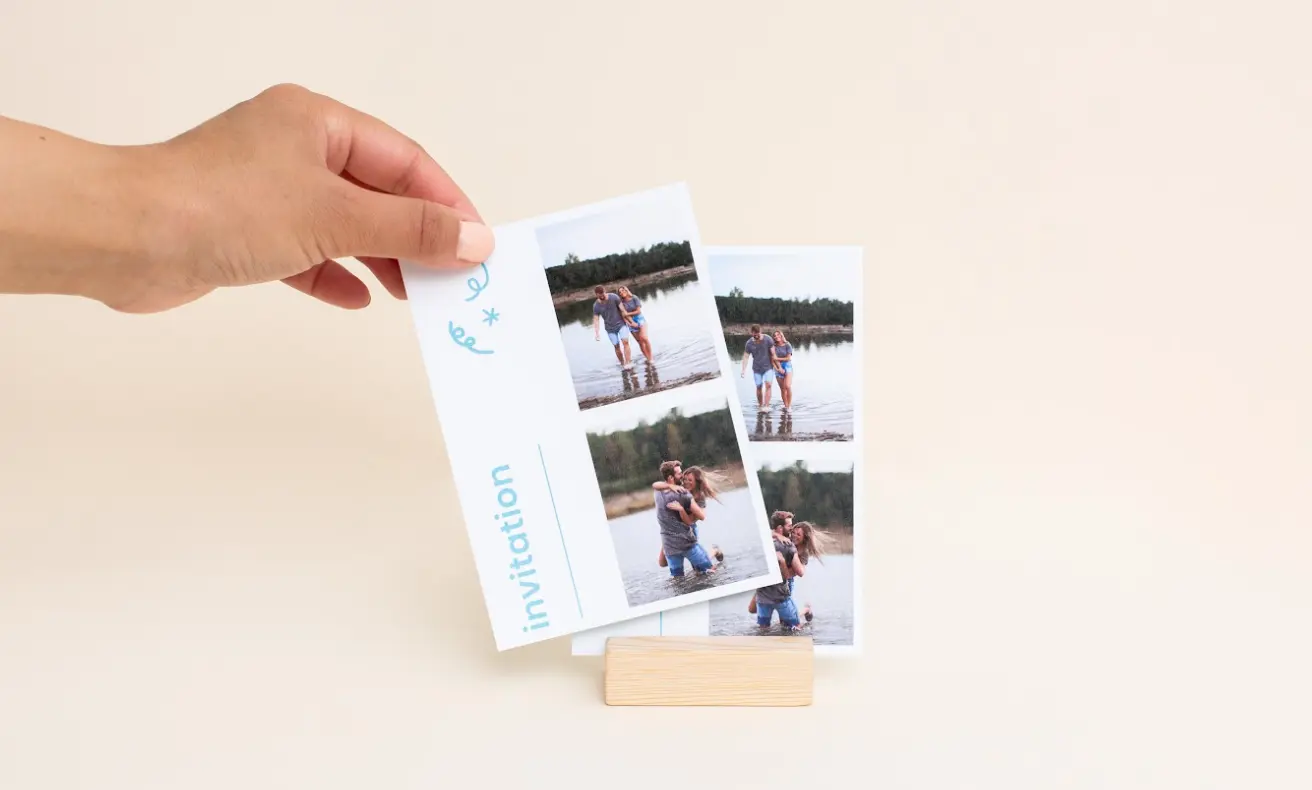 Carte d'invitation personnalisée