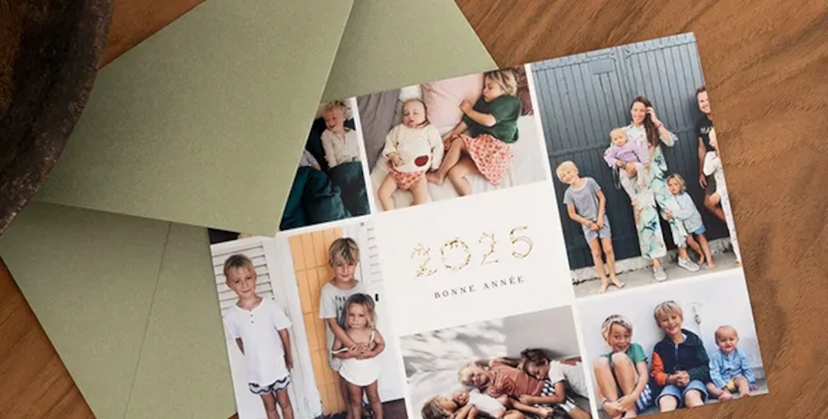 carte de voeux photo personnalisée