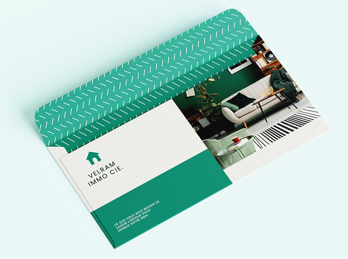 Enveloppe imprimée personnalisée avec logo d'entreprise